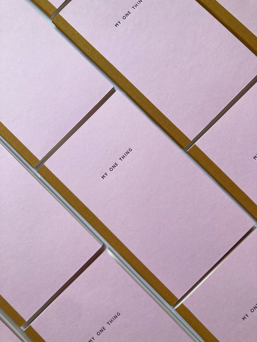 My One Thing Notebook